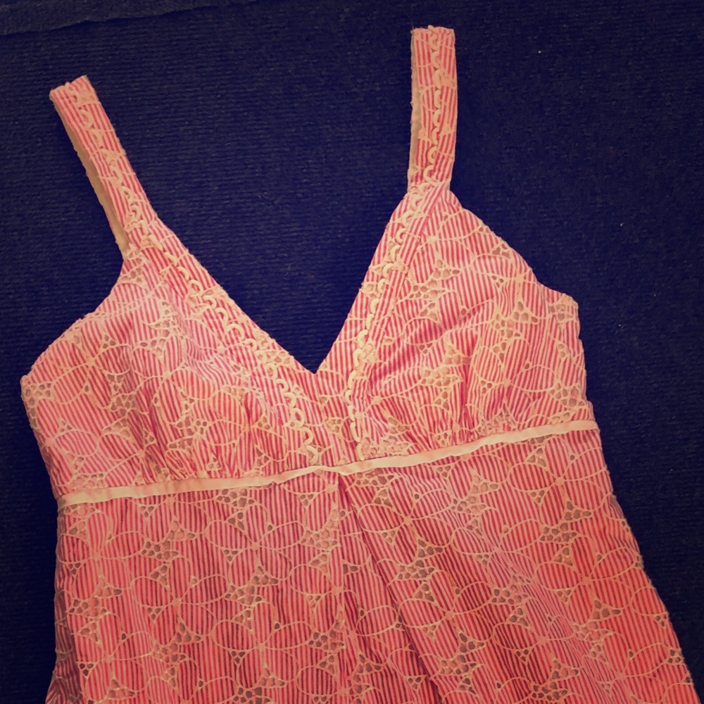 Lilly Pulitzer Dress Pink Lace Dress